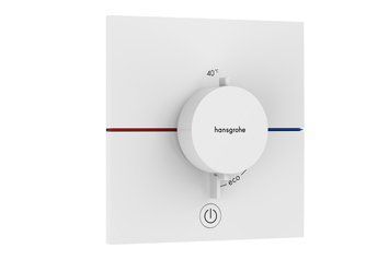 Термостат прихованого монтажу ShowerSelect Comfort E HighFlow на 1 функцію, Matt White (15575700) 15575700 фото