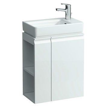 Шафка PRO S 47см д/раковини H815954, асиметрична, білий мат H4830020954631 фото