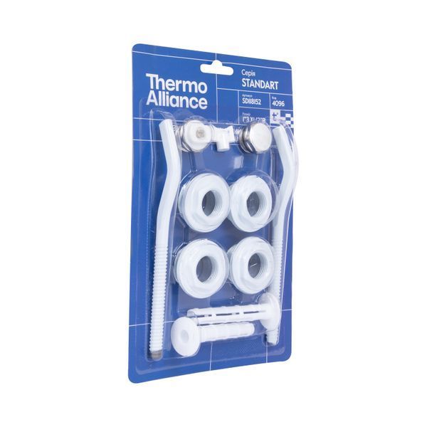Комплект на радіатор Thermo Alliance Standart 1/2"х1" SD118152 SD00004883 фото