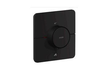 Термостат прихованого монтажу AXOR ShowerSelect ID Softsquare HighFlow на 1 функцію, Matt Black (36778670) 36778670 фото