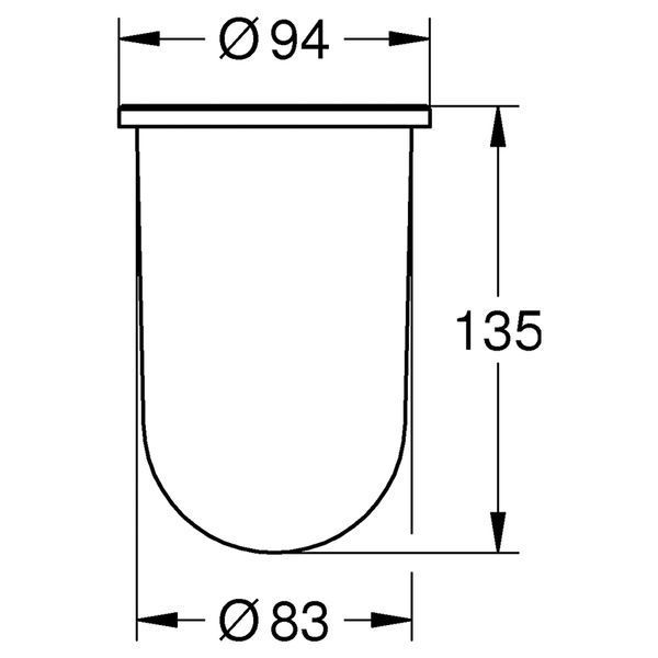 Склянка д/йоршика ESSENTIALS 40393000 фото
