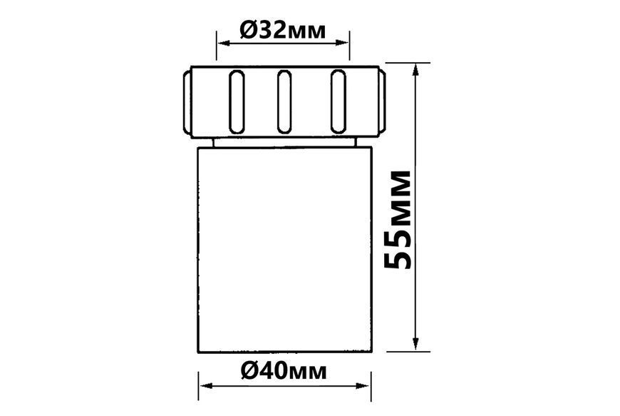Редукція з одною різьбою 40х32 мм 4032J-WH 4032J-WH фото