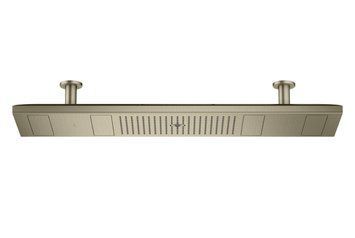 Верхній душ Axor ShowerHeaven 1200х300 4jet з підсвіткою 3500 K, Brushed Nickel (12427820) 12427820 фото