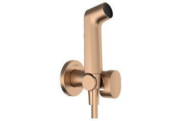 Комплект гігієнічного душу S EcoSmart+ на холодну воду, Brushed Bronze (29230140) 29230140 фото