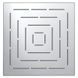 Верхній душ MAZE (1 полож), квадратний, 240мм, хром OHS-CHR-1629 &ndash; фото 1