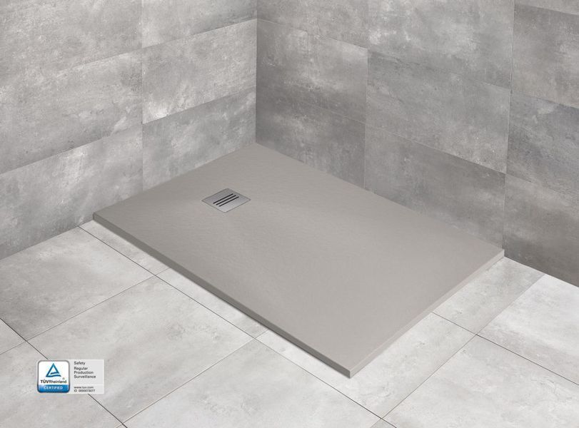 Душовий піддон Kyntos F 140x90 см Cemento, RADAWAY HKF14090-74 фото