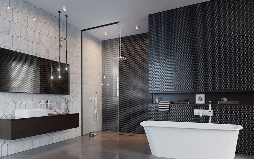 Душова стінка Modo X Black II 1001-1600x1500-2000 RADAWAY 389407-54-01 фото