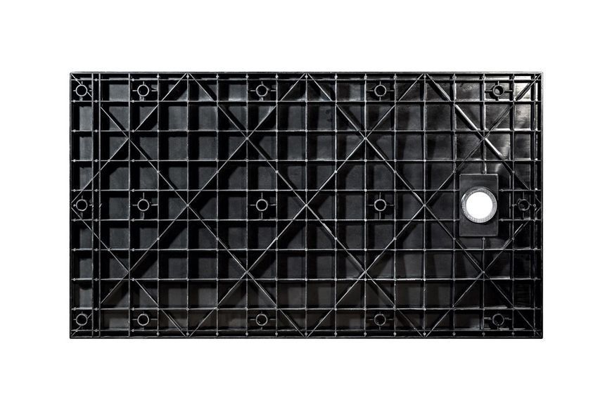 Піддон прямокутний VEXO BLACK 120х90 чорний + сифон BVB-120-90-P фото
