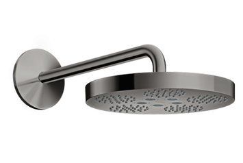 Верхній душ Axor One 280 1jet зі стіновим кронштейном, Polished Black Chrome (48491330) 48491330 фото