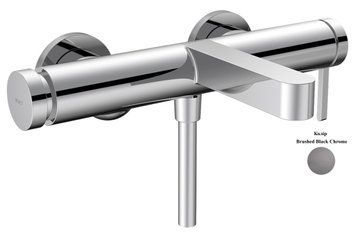 Змішувач Finoris для ванни, Brushed Black Chrome (76420340) 76420340 фото