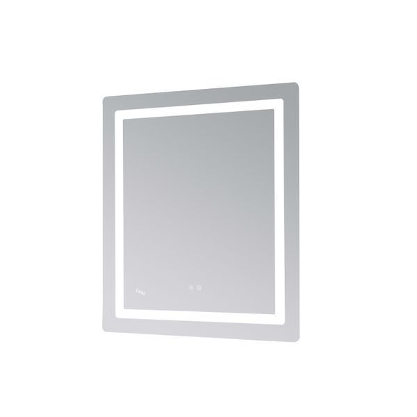 Дзеркало Lidz Kubis 700х800 з LED-підсвічуванням Touch, з антизапотіванням, з димером, рег. яскравості LD78LF904708048447 SD00054571 фото