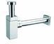 Сифон для умивальника без зливу LUX CA32SQEU-CB LUX CHROME квадратний CA32SQEU-CB &ndash; фото 1