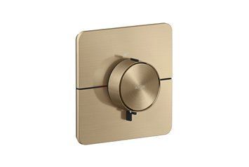 Термостат прихованого монтажу AXOR ShowerSelect ID Softsquare HighFlow, Brushed Bronze (36775140) 36775140 фото
