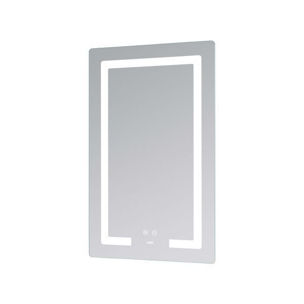 Дзеркало Lidz Kubis (KU2) 500х800 з LED-підсвічуванням Touch, з антизапотіванням, з димером, рег. яскравості LD78LF936508048448 SD00054572 фото