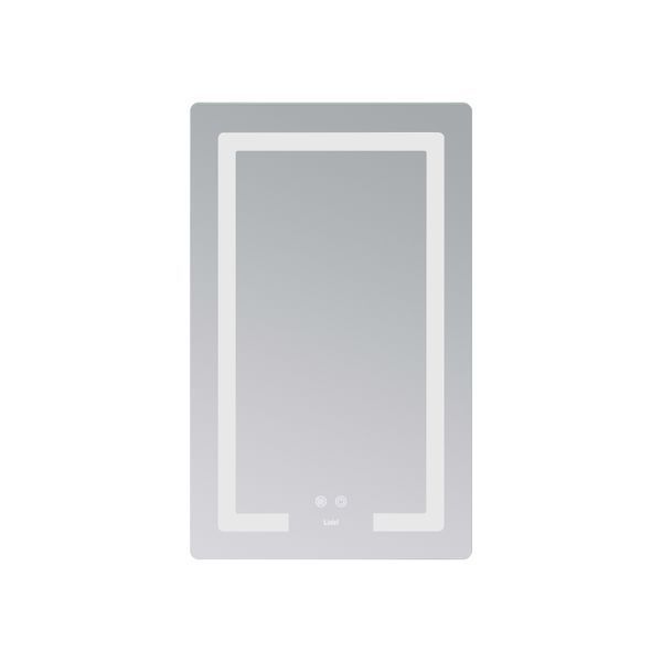 Дзеркало Lidz Kubis (KU2) 500х800 з LED-підсвічуванням Touch, з антизапотіванням, з димером, рег. яскравості LD78LF936508048448 SD00054572 фото