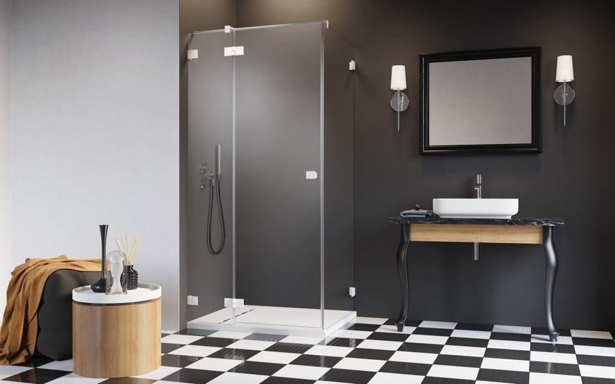 Душові двері Essenza Pro White KDJ 80 ліві, RADAWAY 10097080-04-01L фото