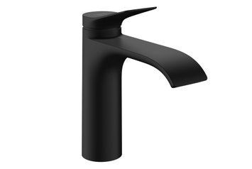 Змішувач Vivenis 110 Coolstart для умивальника з донним клапаном pop-up, Matt Black (75023670) 75023670 фото