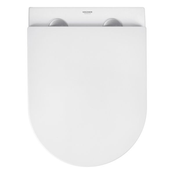 Комплект 4 в 1: Інсталяція Grohe Solido 2 в 1 38971000 + Панель змиву для унітаза Grohe Even 389662430 + Унітаз підвісний безобідковий Kroner Harz WHI483632 TORNADO (38971966243KH48T) CV036760 фото