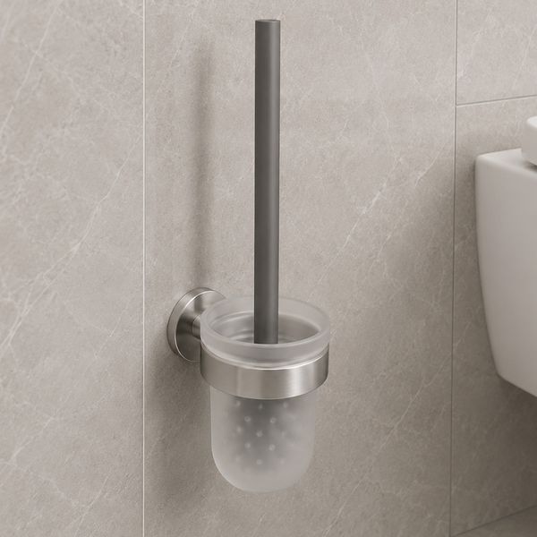 DFL21010501GM Flow Щітка для унітазу з тримачем, підвісний, колір Gun Metal PVD DFL21010501GM фото