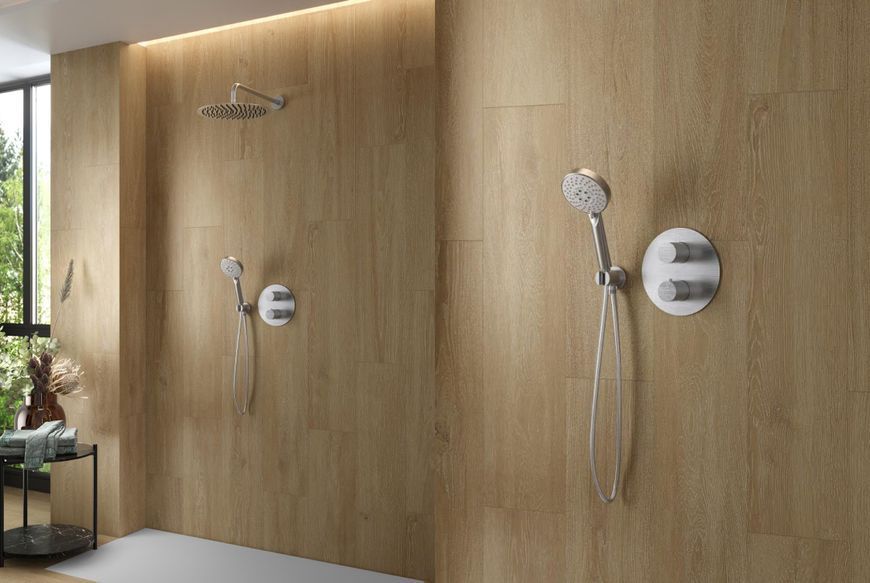 JOY, Ручний душ із перемикачем з 5 функціями, brushed steel (100367755) 100367755 фото