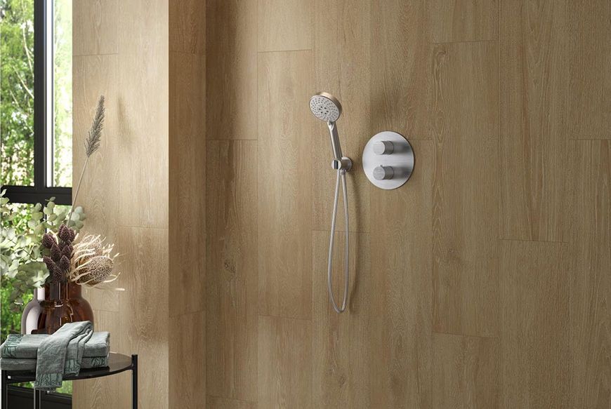 JOY, Ручний душ із перемикачем з 5 функціями, brushed steel (100367755) 100367755 фото