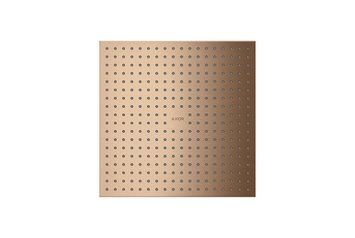 Верхній душ Axor 300х300 2jet монтаж зі стелі , Brushed Red Gold (35321310) 35321310 фото