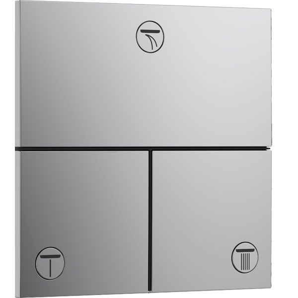 15573000 HG ShowerSelect Comfort E Перемикач режимів прихованого монтажу на 3 режими, хром 15573000 фото