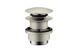 Донний клапан для умивальників з переливом AXOR push-open, Stainless Steel Optic (51300800) 51300800 &ndash; фото 1
