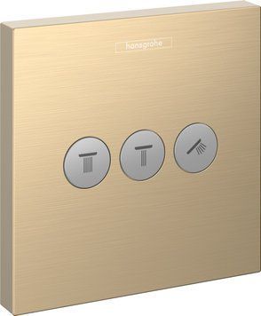 Перемикач ShowerSelect на 3 клавіші Brushed Bronze (15764140) 15764140 фото