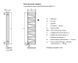 Рушникосушка KAZEANE 1266х500 сталь RAL9016 Traffic White gloss (RK-130-050) RK-130-050 &ndash; фото 2
