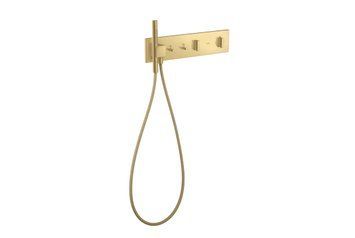 Tермостатичний модуль AXOR ShowerComposition на 2 функції 470/110 Brushed Gold Optic 12571250 12571250 фото