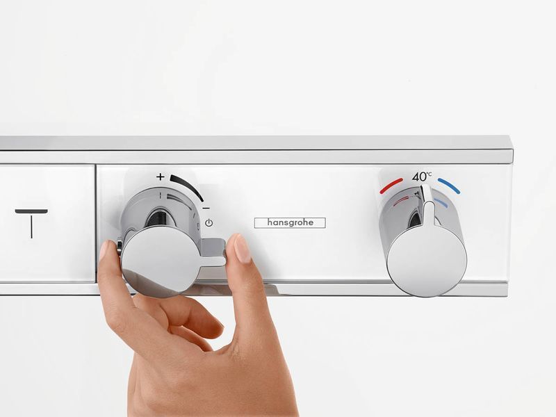 Термостат прихованого монтажу RainSelect на 4 клавіші, White/Chrome (15357400) 15357400 фото