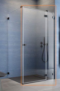 Душові двері Essenza Pro Black KDJ 100 праві, RADAWAY 10097100-54-01R фото