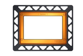 Рамка для монтажу панелей змиву TECEloop/square врівень зі стіною, позолочена (9240648) 9240648 фото