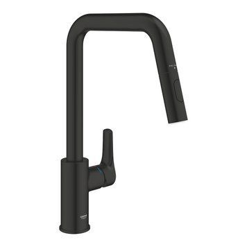 Змішувач для кухні Eurosmart 306192430 Black matt Grohe 306192430 фото