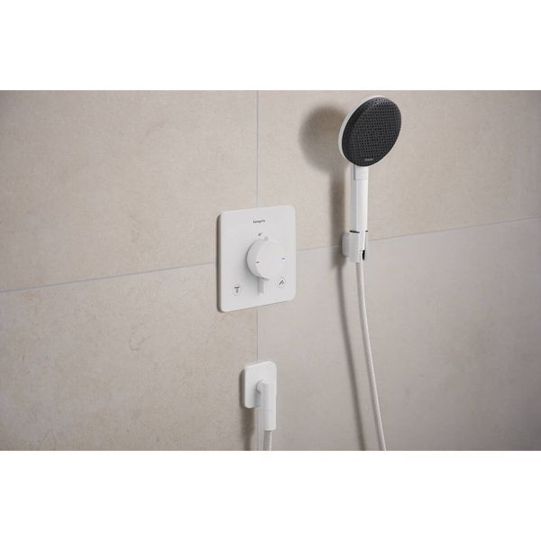 Термостат прихованого монтажу Ecostat Comfort Q на 2 функції, Matt White (33713700) 33713700 фото
