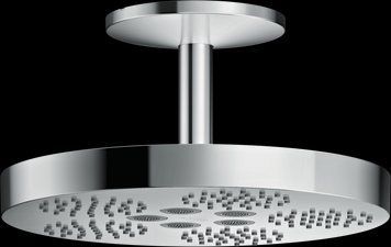 Верхній душ Axor One 280 1jet зі стельовим кронштейном 120 мм, Chrome (48493000) 48493000 фото