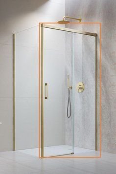 Душові двері Idea 6 Brushed Gold KDJ 120 праві RADAWAY 387042-99-01R фото