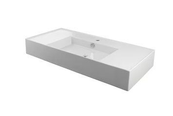 ESSENCE-C, Умивальник підвісний 100 см, чаша в центрі, з/о і перел, white (100243669) 100243669 фото