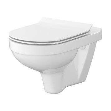 Унітаз підвісний Zip SimpleOn з кришкою Slim дюропласт soft close SZCZ1002826324 Cersanit SZCZ1002826324 фото