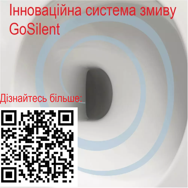AP118S+QKCW09 APP Унітаз підвісний GoSilent+кришка Soft Close, білий AP118S+QKCW09 фото