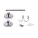 Тримач для рушника Lidz Oreo 0802 2 гачка LDORE0802CRM22173 Chrome SD00028270 &ndash; фото 3