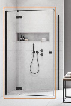 Душові двері Essenza New Black KDJ 110 ліві, RADAWAY 1385041-54-01L фото