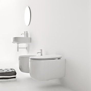 5391 30 Nolita Кришка д/унітазу SLIM, soft close, quick release, білий матовий 5391 30 фото