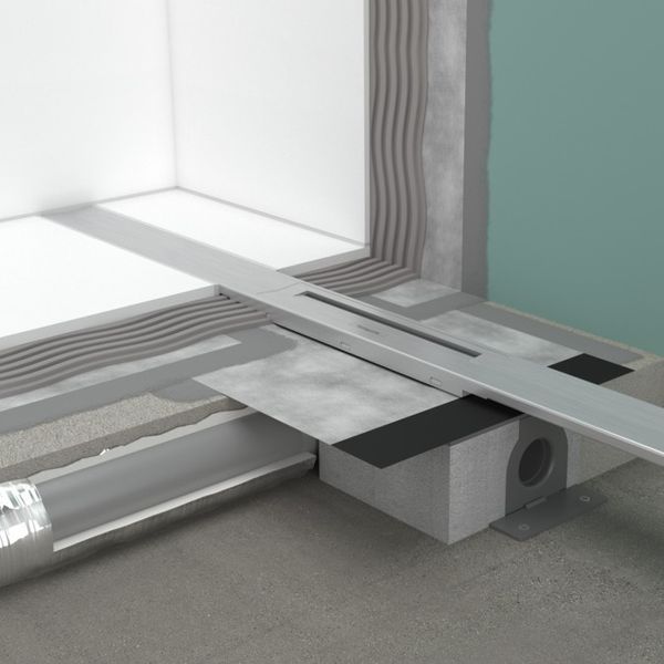 Верхня частина "RainDrain Flex" для душового трапу 800 мм Brushed Stainless Steel (56044800) 56044800 фото