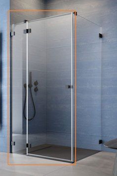 Душові двері Essenza Pro Black KDJ 100 ліві, RADAWAY 10097100-54-01L фото