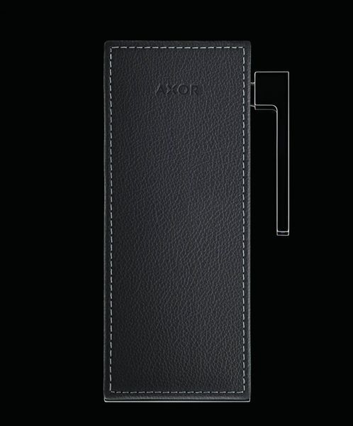 Накладка для змішувача AXOR MyEdition 200 Leather, Grey 47916000 47916000 фото