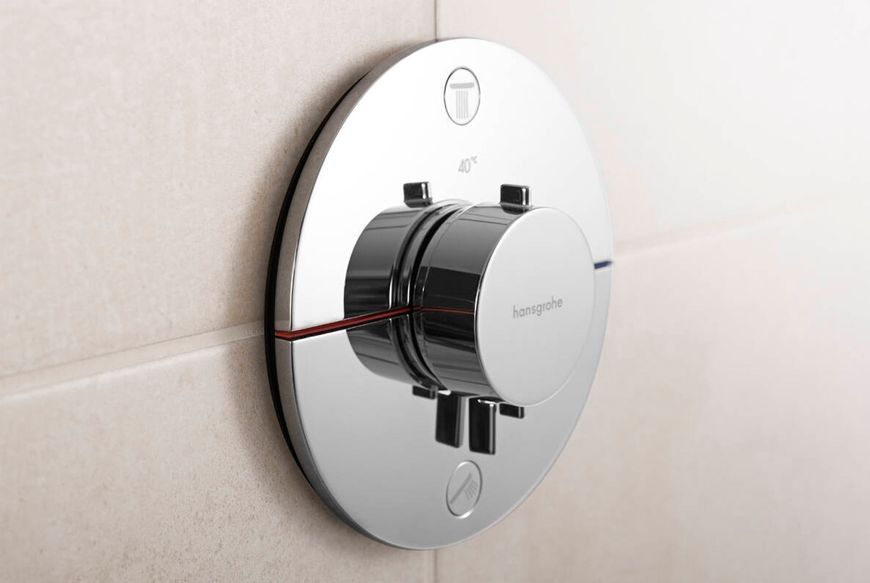 Термостат прихованого монтажу ShowerSelect Comfort S на 2 функції, Chrome (15554000) 15554000 фото