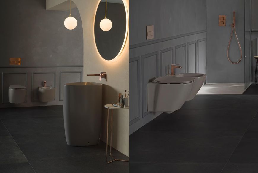 SQUARE, Змішувач для біде, brushed copper (100281901) 100281901 фото