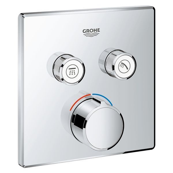 Верхня частина термостату SMARTCONTROL душ, д/35600, 2 виходи, хром 29148000 фото